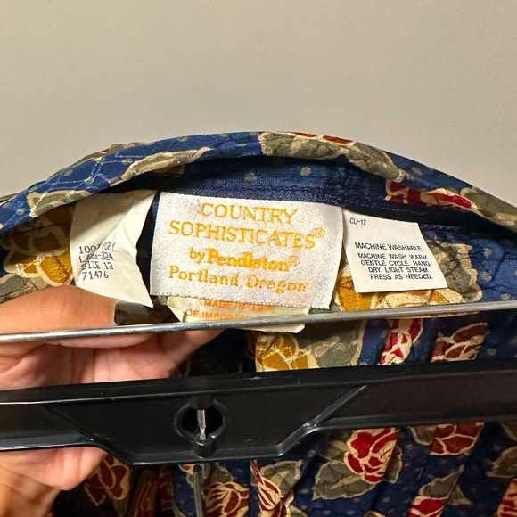 Vintage Country Sophisticates by Pendleton Pleated Midi Skirt Size M - Picture 3 of 3